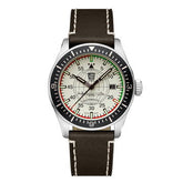 Luminox Constellation Cream Dial Brown Leather Strap Mens Watch XA.9607