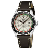 Luminox Constellation Cream Dial Brown Leather Strap Mens Watch XA.9607