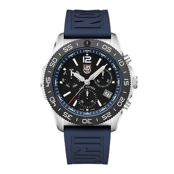 Luminox Pacific Diver Chronograph Blue Rubber Strap Mens Watch XS.3143