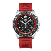 Luminox Pacific Diver Chronograph Red Rubber Strap Mens Watch XS.3155