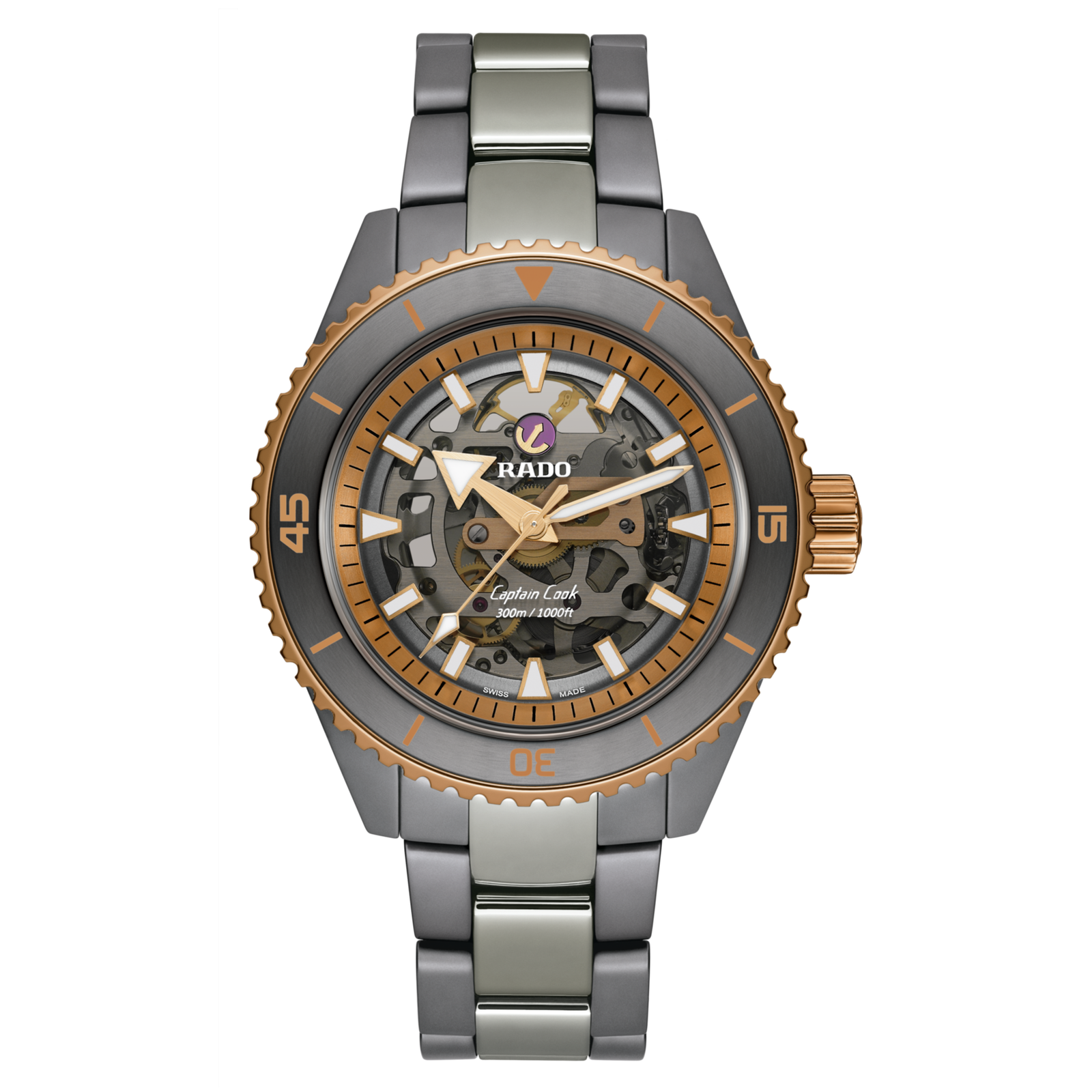Rado Captain Cook High-Tech Ceramic Skeleton Men's Watch R32148162