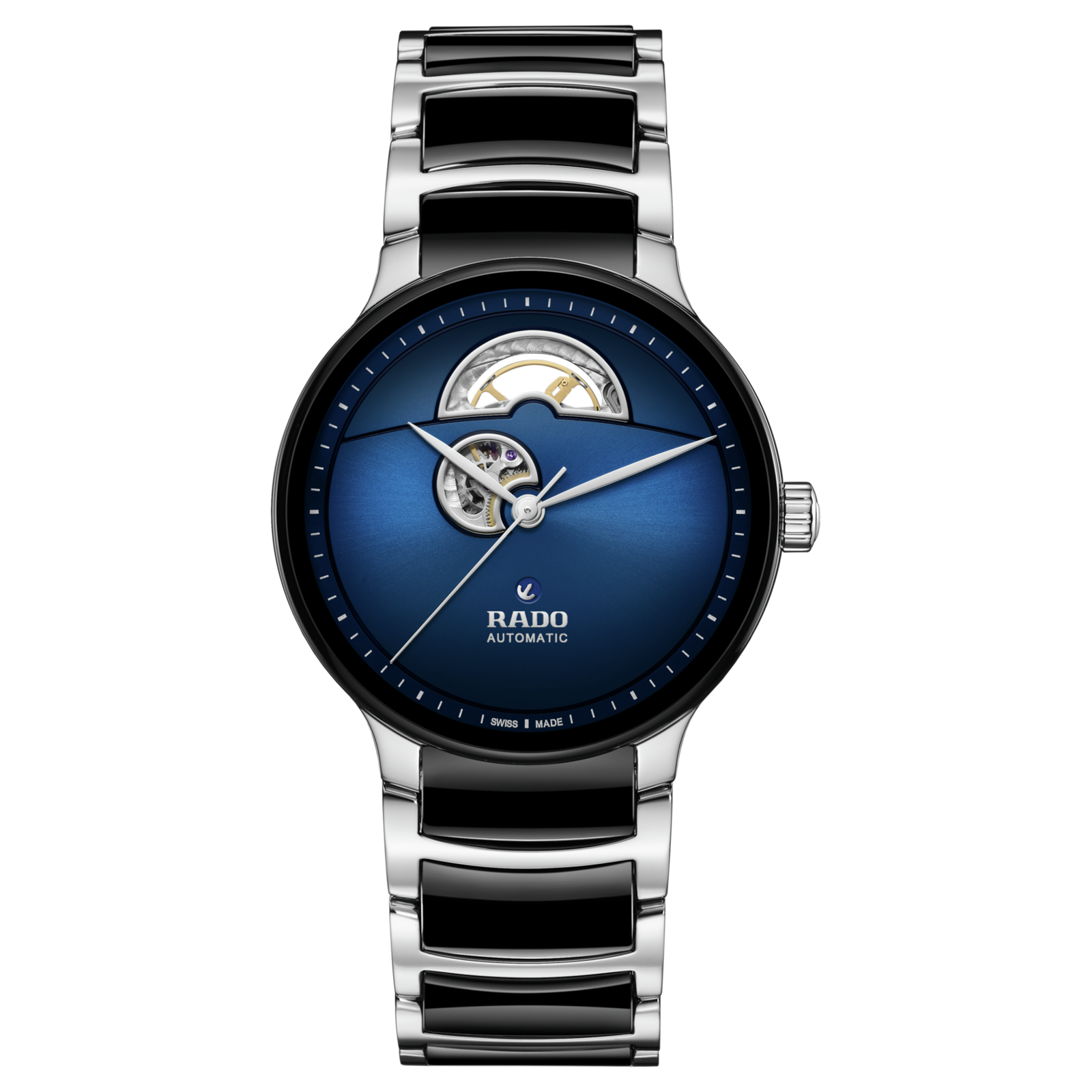 Rado Centrix Automatic Open Heart Blue Dial Stainless Steel watch R30012202