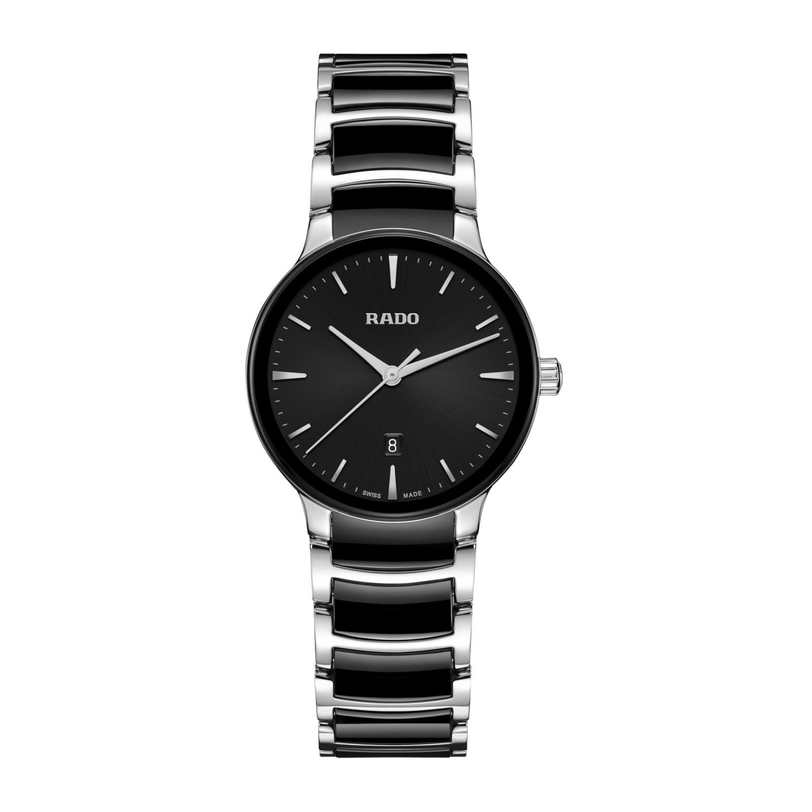 Rado Centrix Black High-Tech Ceramic & Stainless Steel R30026152