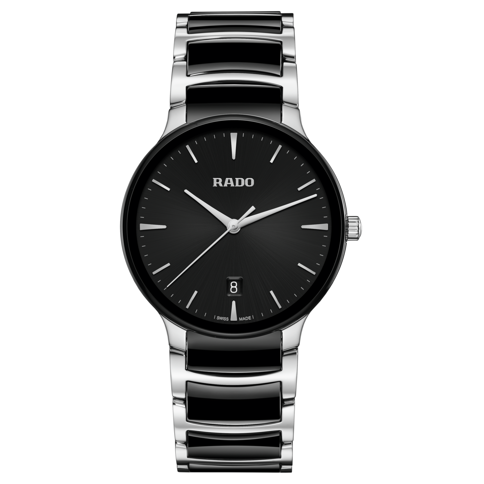 Rado Centrix Stainless Steel Black Dial Men's Watch R30021152
