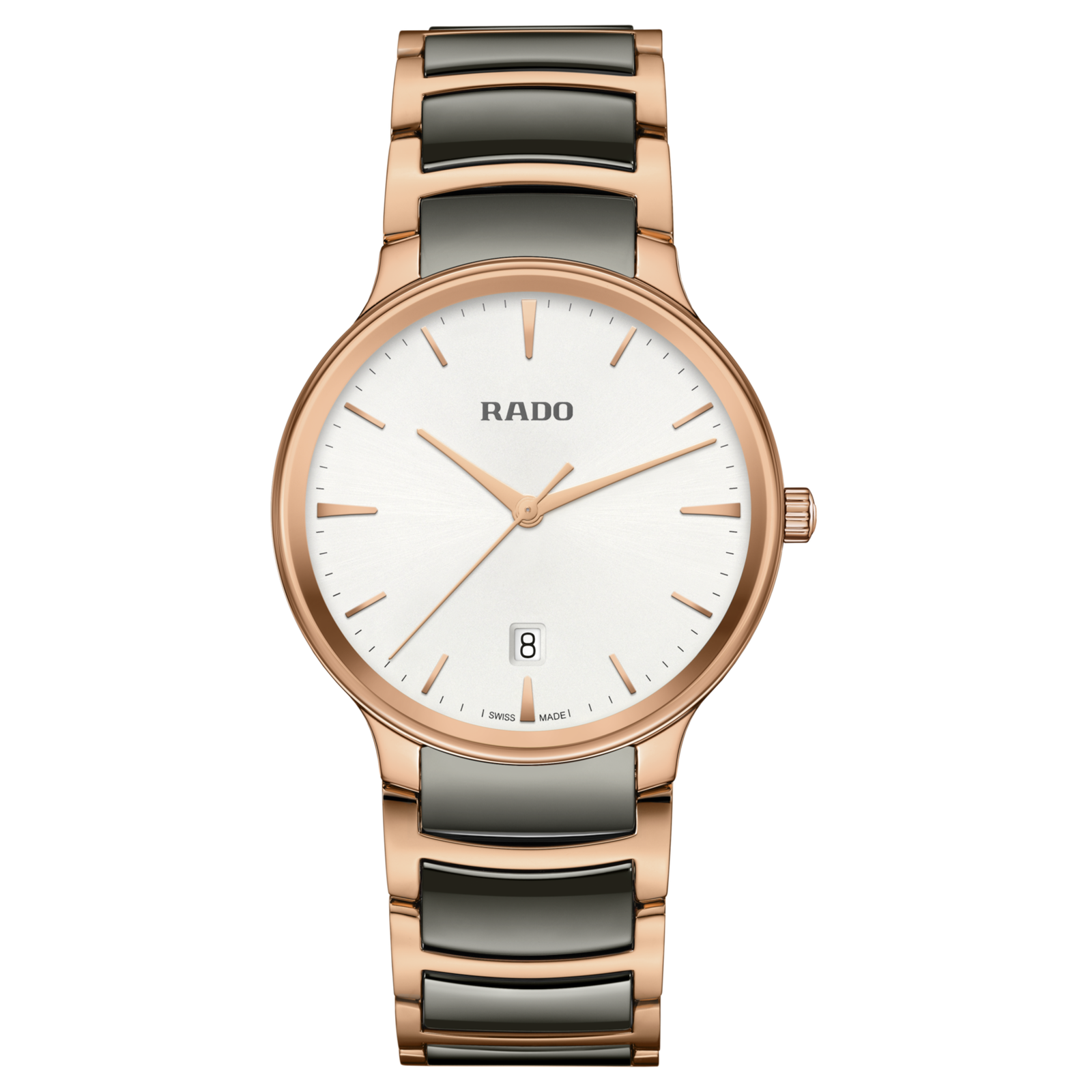 Rado Centrix Stainless Steel White Dial Men's Watch R30023012