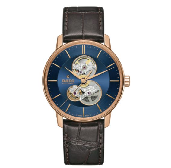Rado Coupole Classic Open Heart Automatic Blue Dial Watch R22895215