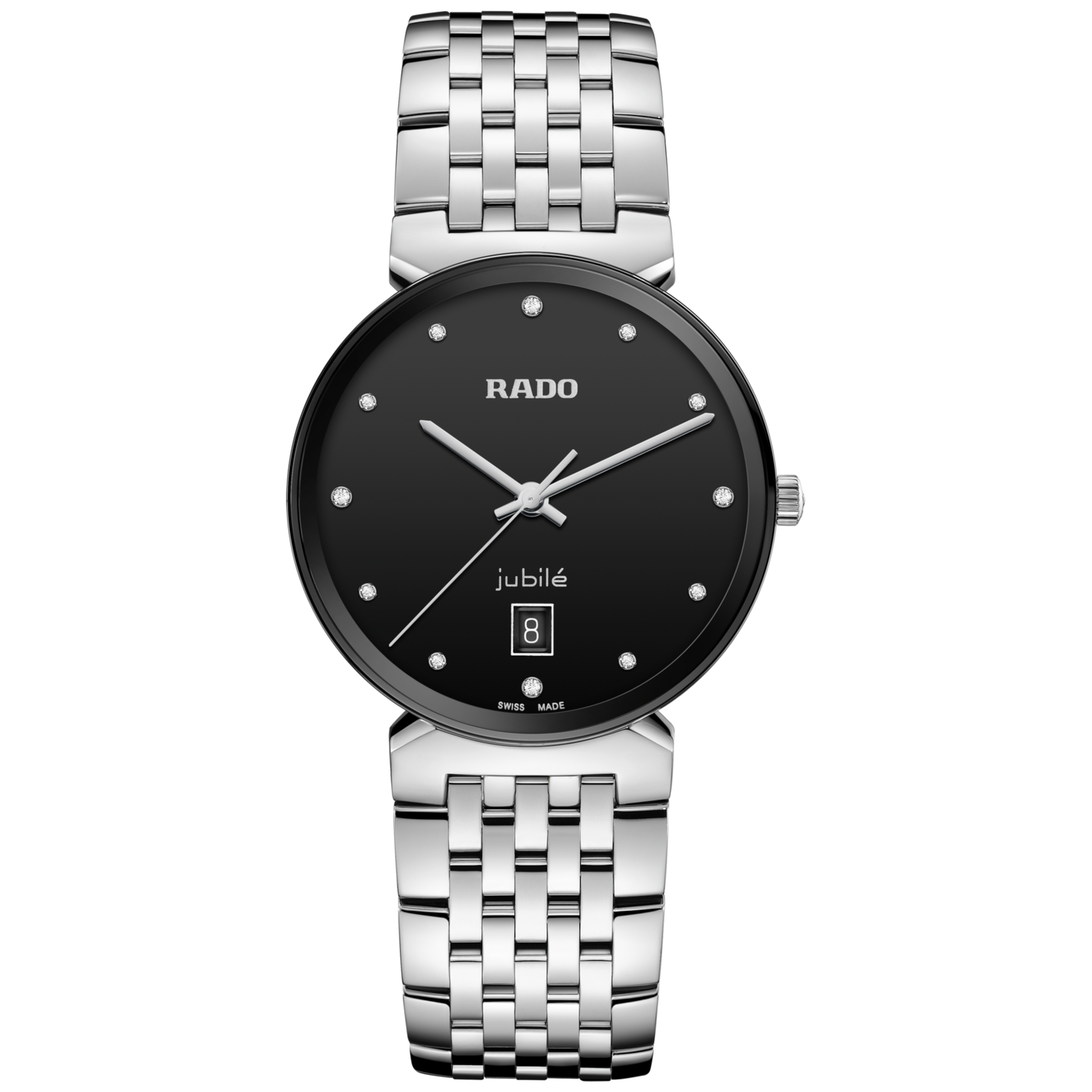 Rado Florence Classic Diamonds Black dial Stainless Steel watch R48912733