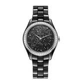 Rado Hyperchrome Automatic Diamonds Black Dial Ladies Watch R32482722
