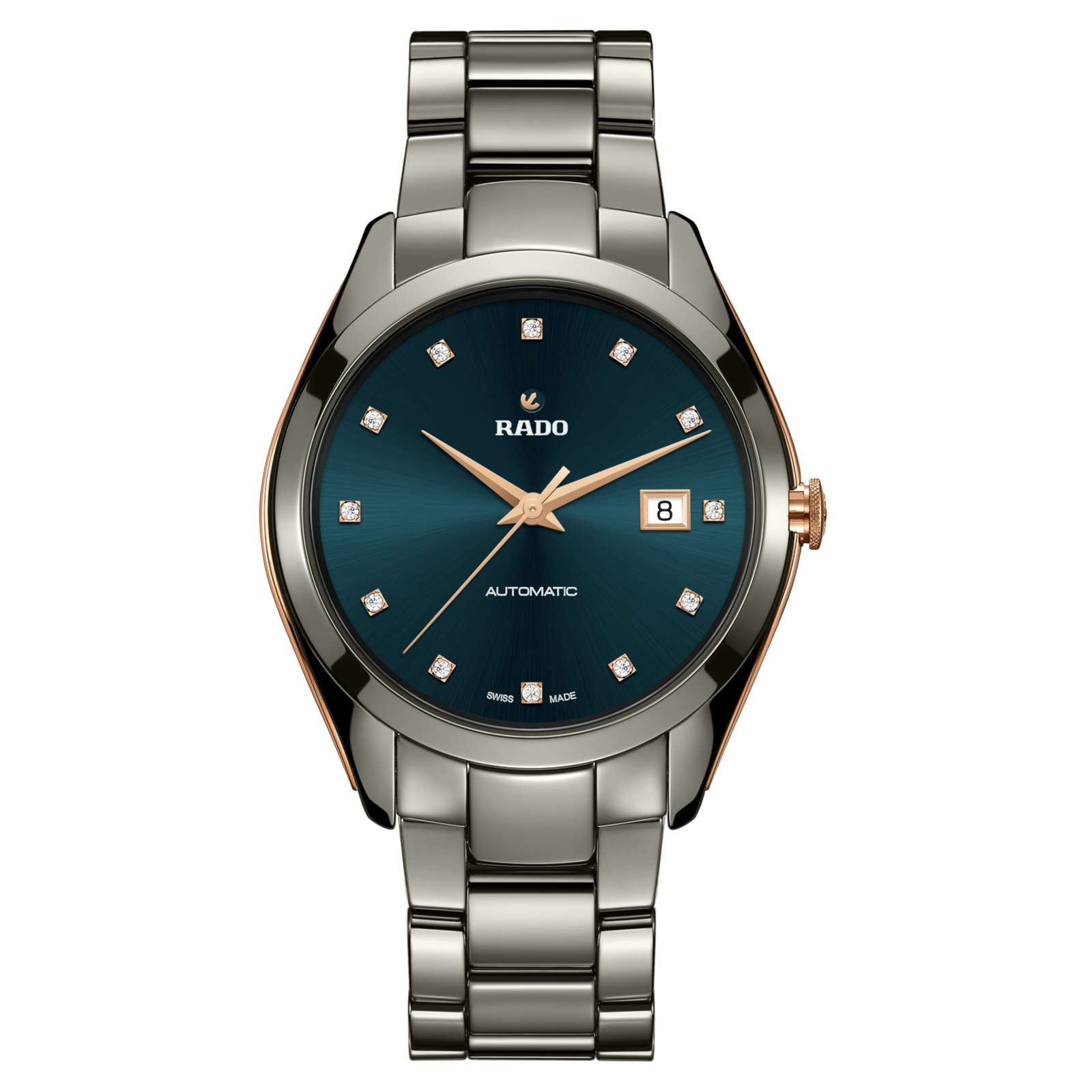 Rado Hyperchrome Automatic Diamonds Blue Dial Watch R32256712
