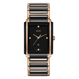 Rado Integral L Black Dial Ceramic Diamond Men's Watch R20207712