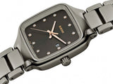 Rado True Square Diamonds Grey Dial 29MM Quartz R27079702