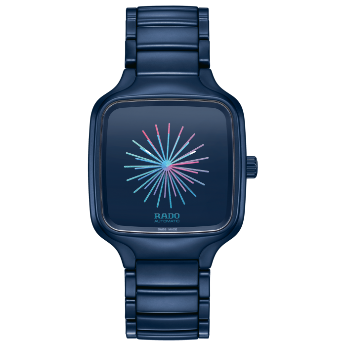 Rado True Square Over The Abyss Automatic Blue Dial Unisex Watch R27070202