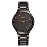 Rado True Thinline Brown Dial Ladies Watch R27004302