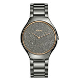 Rado True Thinline Grey Ceramic Band & Case Quartz Watch R27010102
