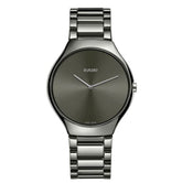 Rado True Thinline Grey Dial Men's Ceramic Watch R27955122