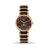 Rado Centrix Diamonds Brown & Rose Gold R30232902 - Bijoux Eclore