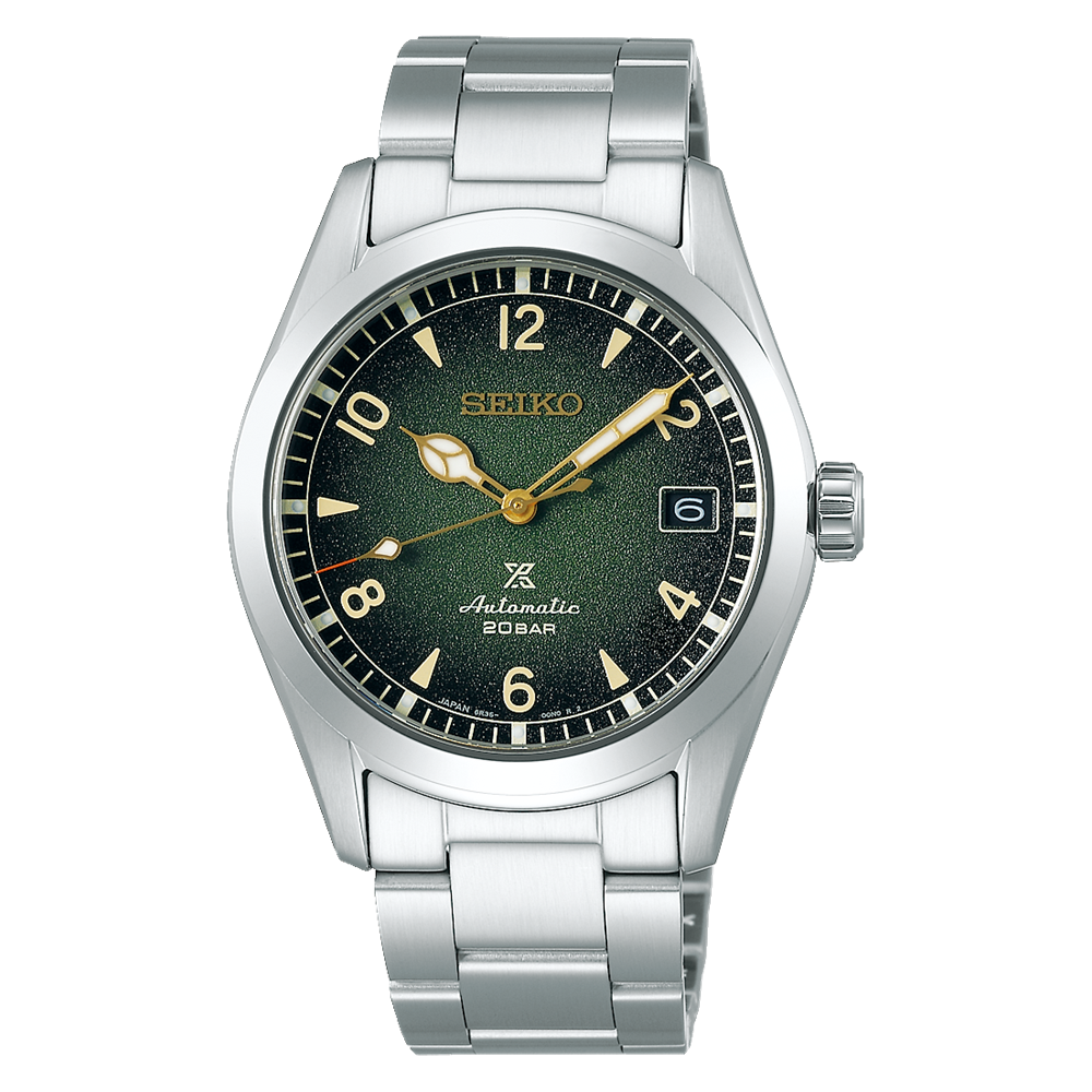 Seiko Prospex Alpinist Automatic Green Dial Mens Watch SPB155J1