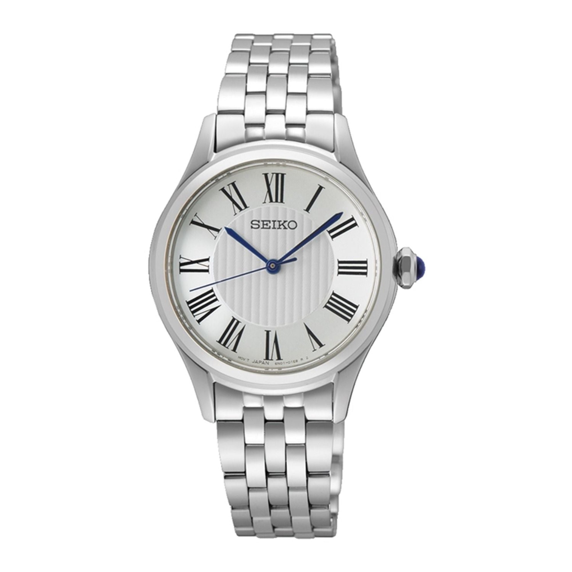 Seiko Classic Quartz White Dial Ladies Watch SUR609P1 - Bijoux Eclore
