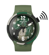 Swatch Look Right Thru Green Pay SB05G108-5300