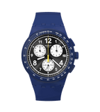 Swatch Nothing Basic About Blue Dial Mens Watch SUSN418