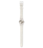 Swatch Silver Glistar Too Grey Dial Ladies Watch LK343E