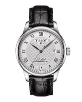 Tissot Le Locle Powermatic 80 Silver Dial Black Leather Watch T006.407.16.033.00