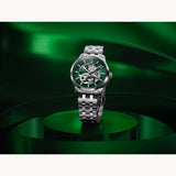 Men’s 96A329 Bulova Dress Classic Sutton Automatic Watch with Green Dial - Bijoux Eclore