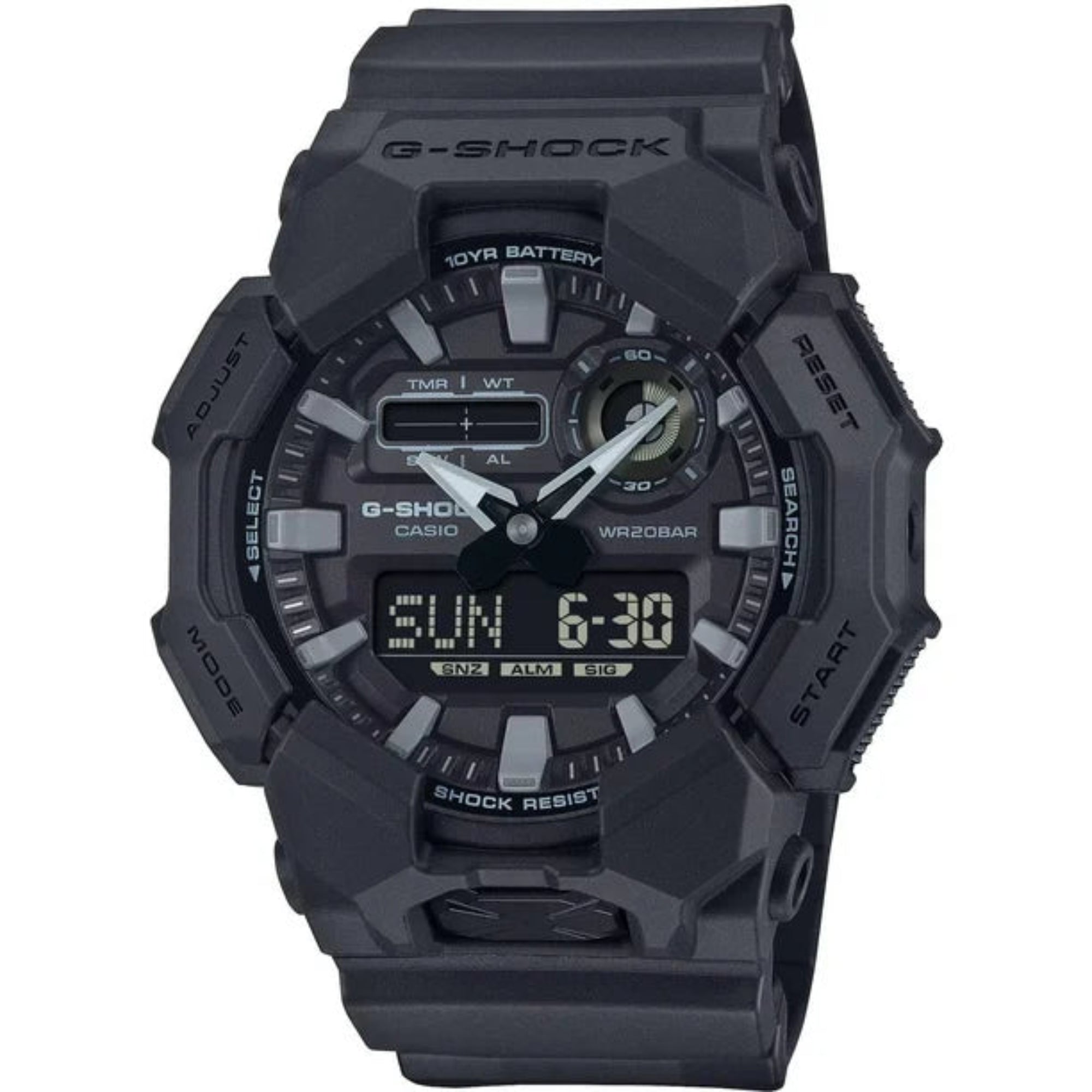 Casio GA010-1A1 G-Shock Analog - Digital Black Resin Watch - Bijoux Eclore