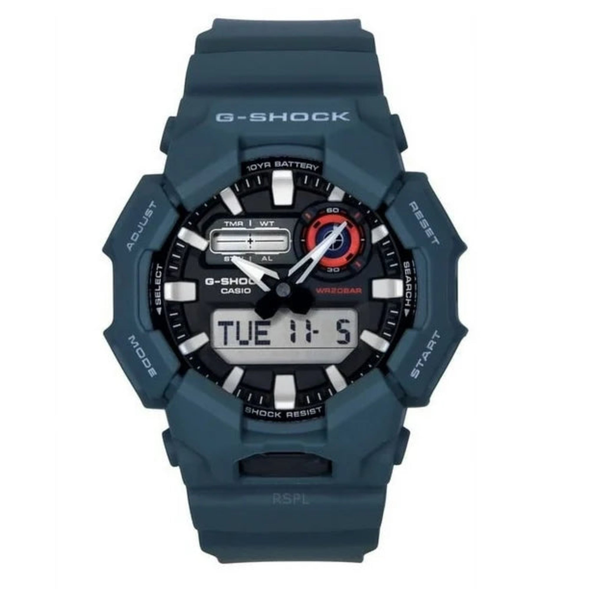 Casio GA010-2A G-Shock Analog-Digital Green Resin Watch - Bijoux Eclore