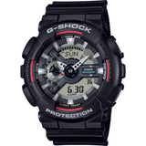 Casio GA110RL-1A G-Shock 110 Series Black Resistant Men's Watch - Bijoux Eclore