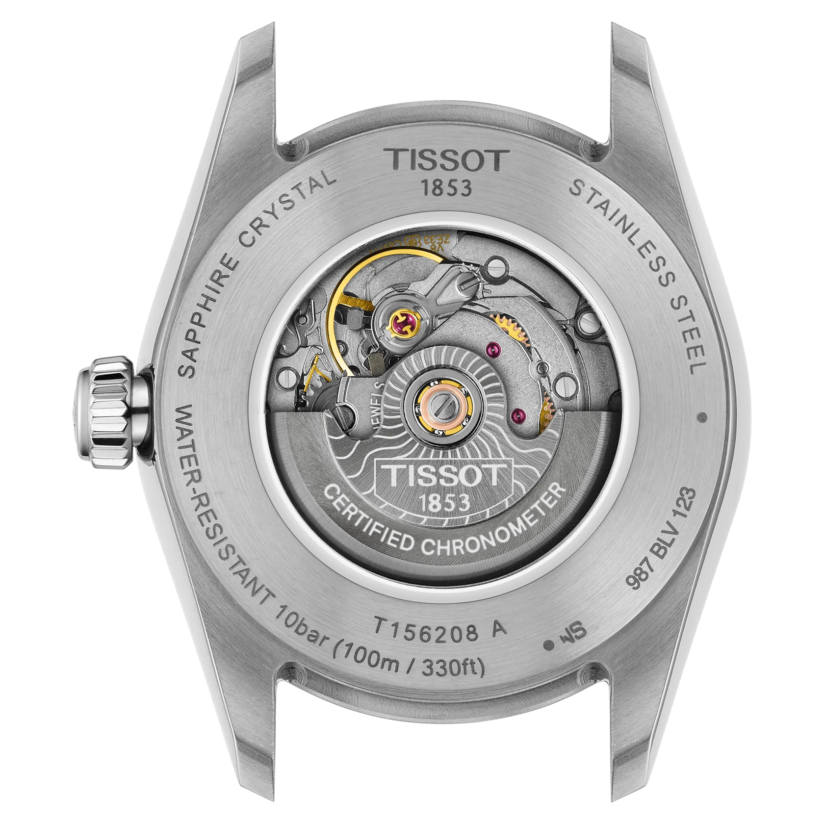 Tissot Ballade Powermatic 48 COSC 30mm T156.208.11.033.00 - Bijoux Eclore