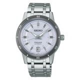 Seiko SRPL73J1 Presage Style 60s in Silvery Violet Dial Automatic Men's Watch - Bijoux Eclore