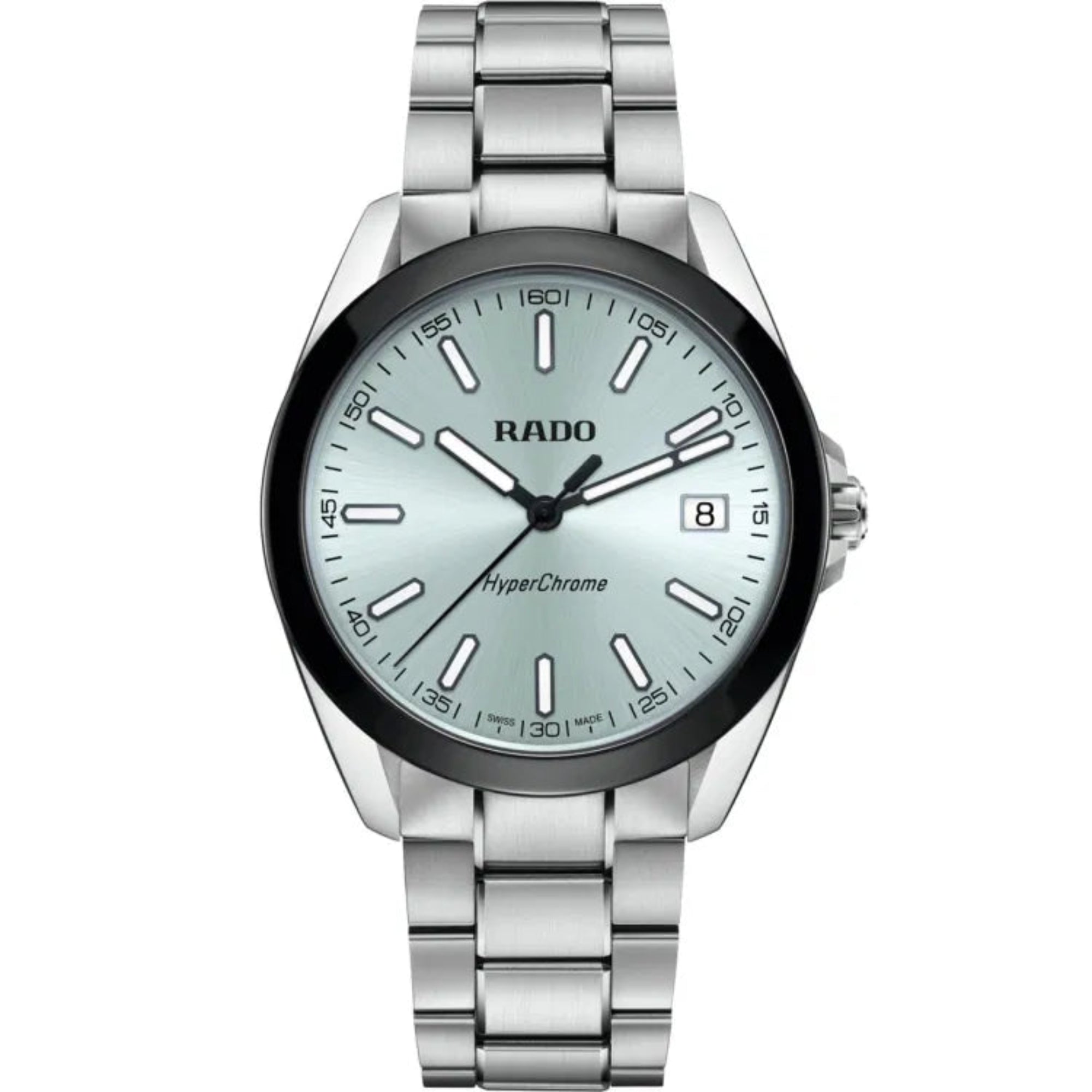 Rado R32280213 Hyperchrome 41mm Glacier Blue Mens Watch - Bijoux Eclore