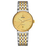 Rado R48903253 Florence 39mm Stainless Steel and Yellow Gold PVD Automatic Watch - Bijoux Eclore