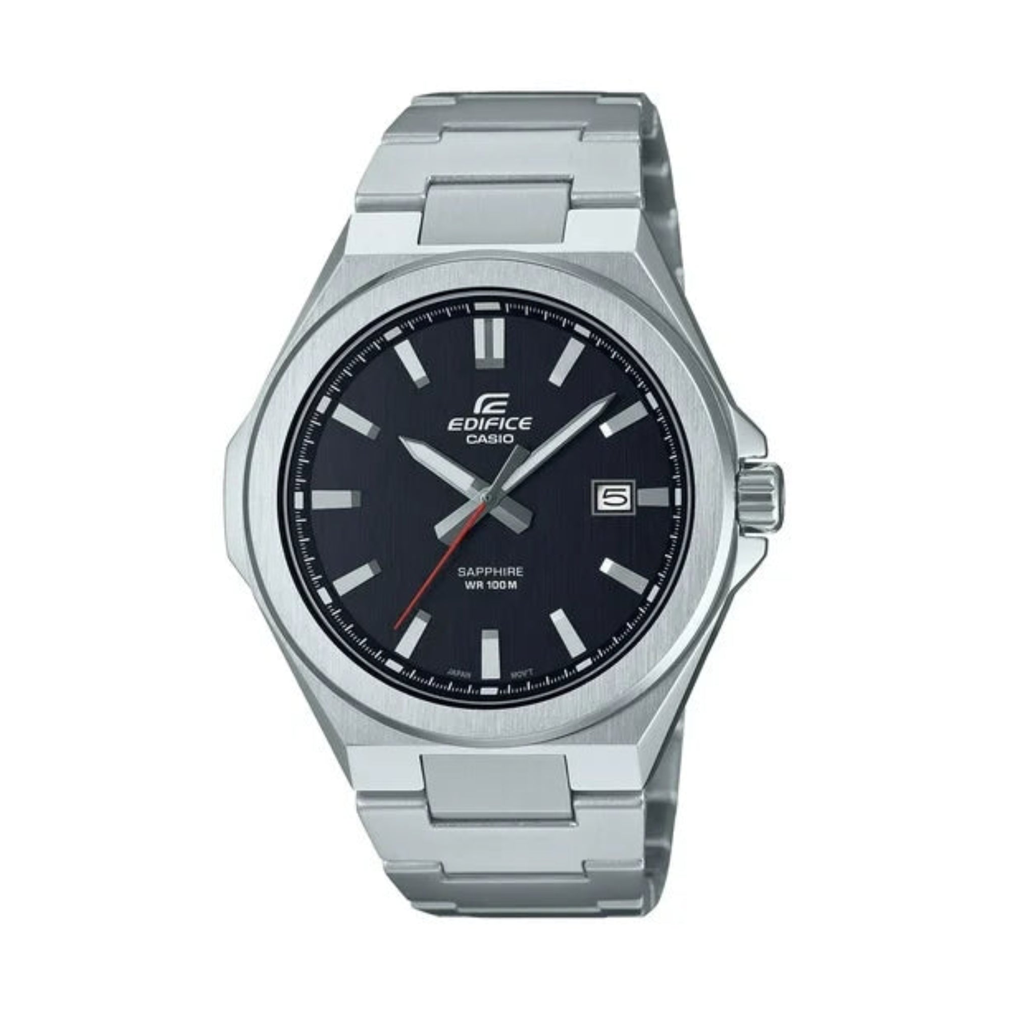 Casio EFB108D-1AV, Edifice Watch, Sapphire Crystal, Date, 100 Meter, Date, 45MM - Bijoux Eclore