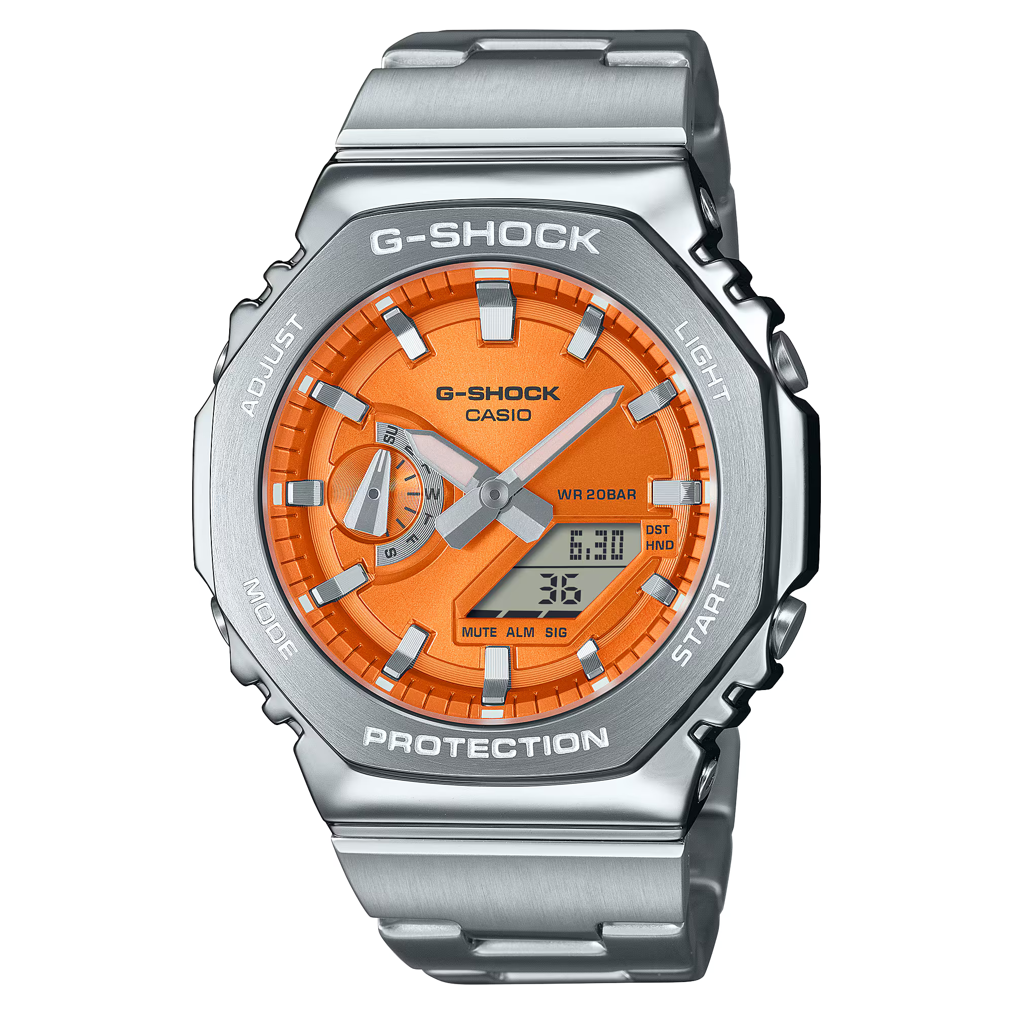 G-Shock G-Steel Metal Covered CasiOak GM2110D-4A - Bijoux Eclore