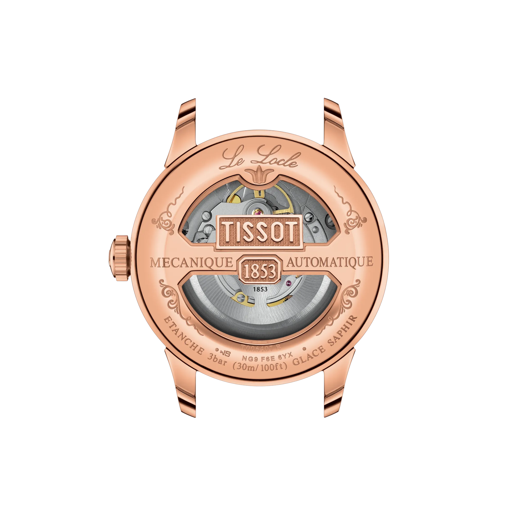 New Tissot Le Locle Powermatic 80 Blue Dial Men's Watch T006.407.33.093.00 - Bijoux Eclore