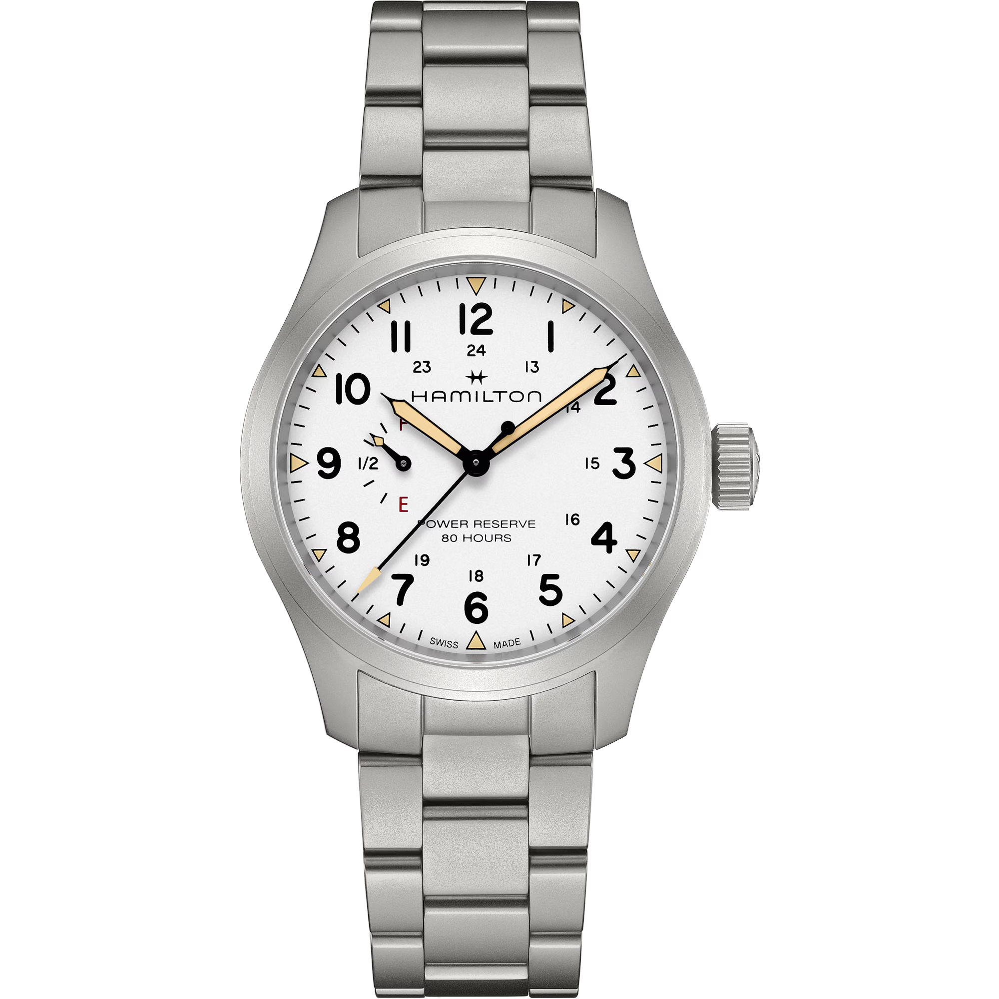 Hamilton H69509110 Khaki Field Mechanical Power Reserve - Bijoux Eclore