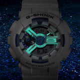 G-Shock GA110HDS-7A Summer Seas White and Blue Lume Dial Ana-Digi Resin - Bijoux Eclore