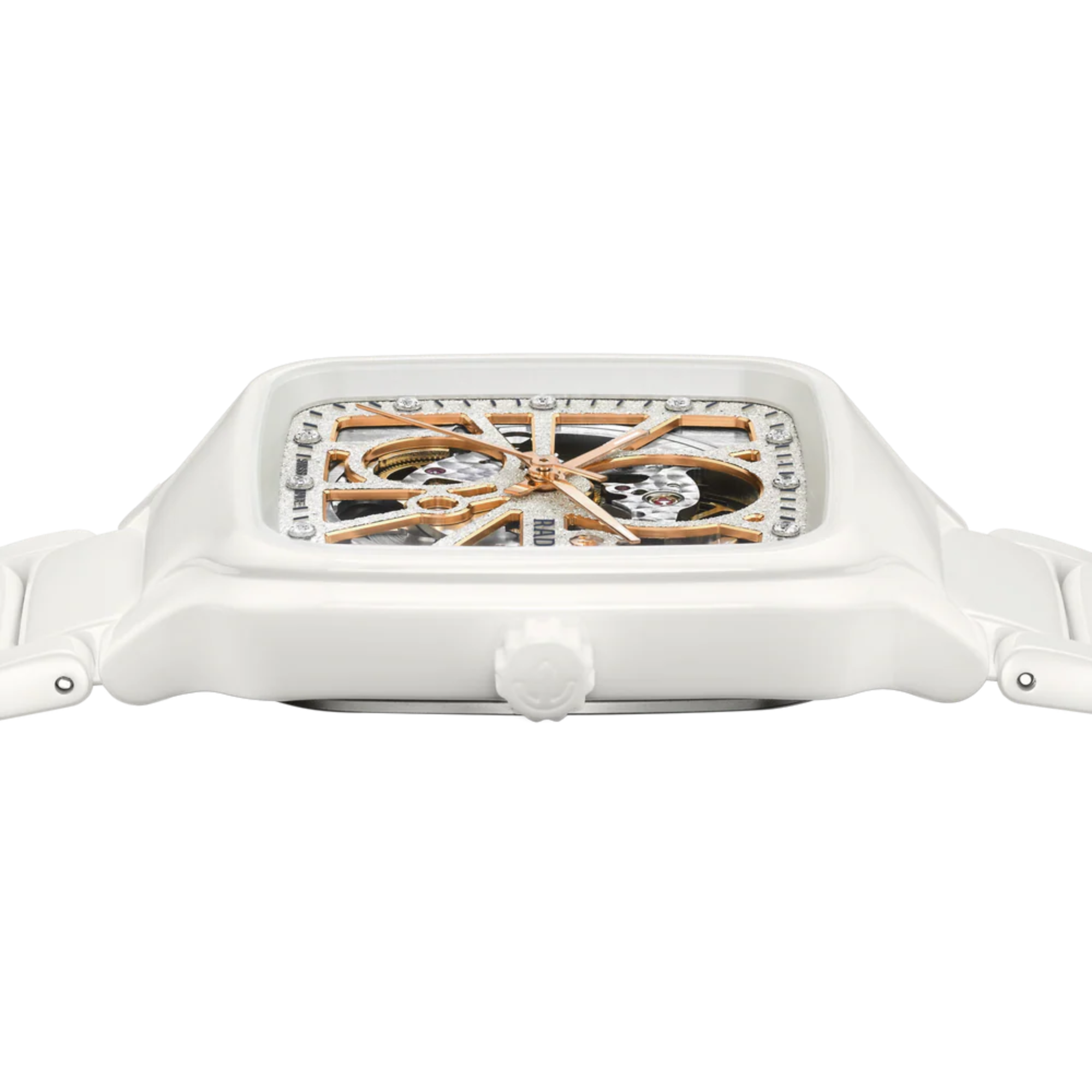 Rado R27073722 True Square Automatic Open Heart Sparkling - Bijoux Eclore