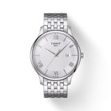 Montre homme Tissot Tradition à quartz avec cadran argenté en acier inoxydable T063.610.11.038.00