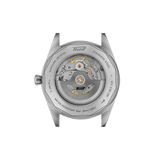 Tissot Visodate 39mm Powermatic 80 Automatic Silver Dial Brown Leather Strap Watch T1574071603100 - Bijoux Eclore
