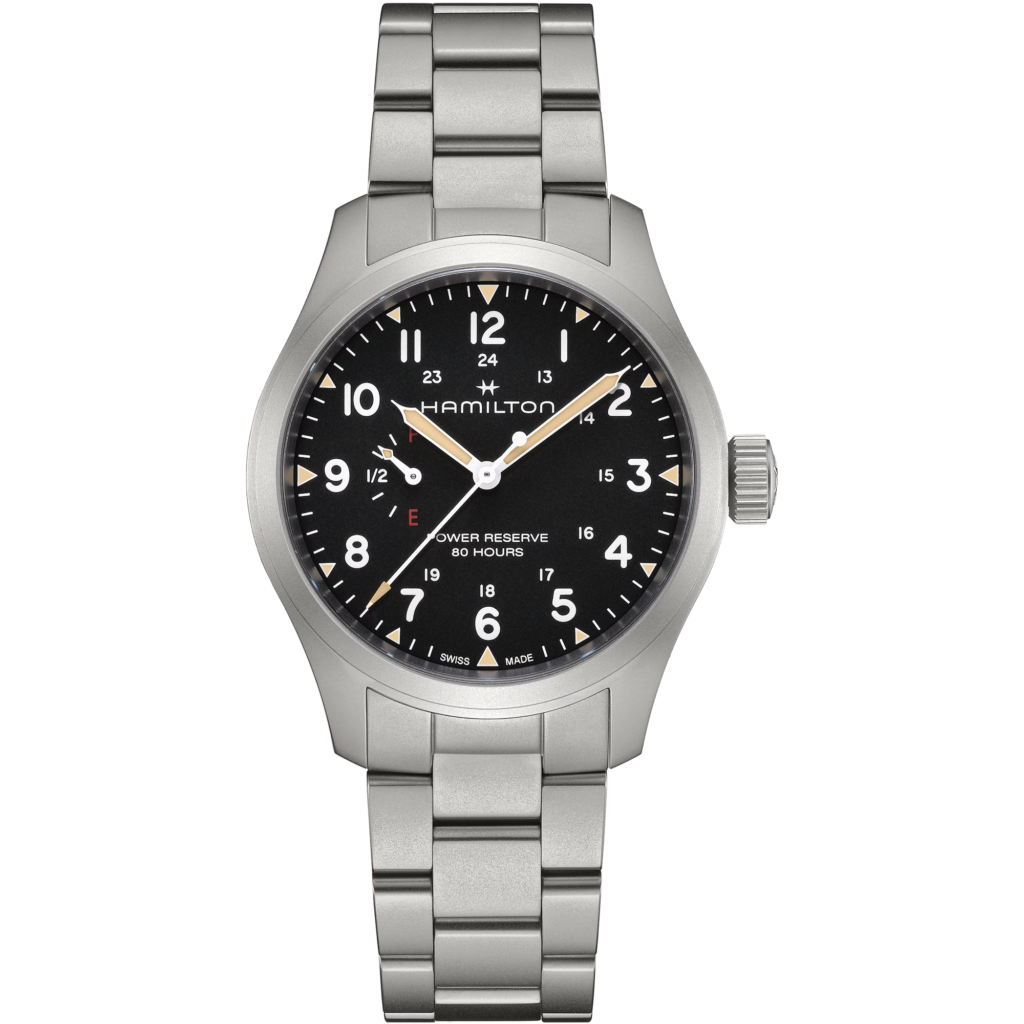 Hamilton H69509130 Khaki Field Mechanical Power Reserve - Bijoux Eclore