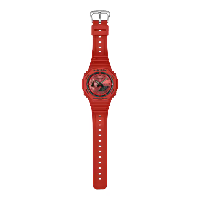 G-Shock Red Analog & Digital Watch GA2100RRB-4A - Bijoux Eclore