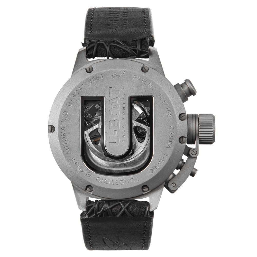 U-Boat Classico 45 titanium tungsten blue 3003 - Bijoux Eclore