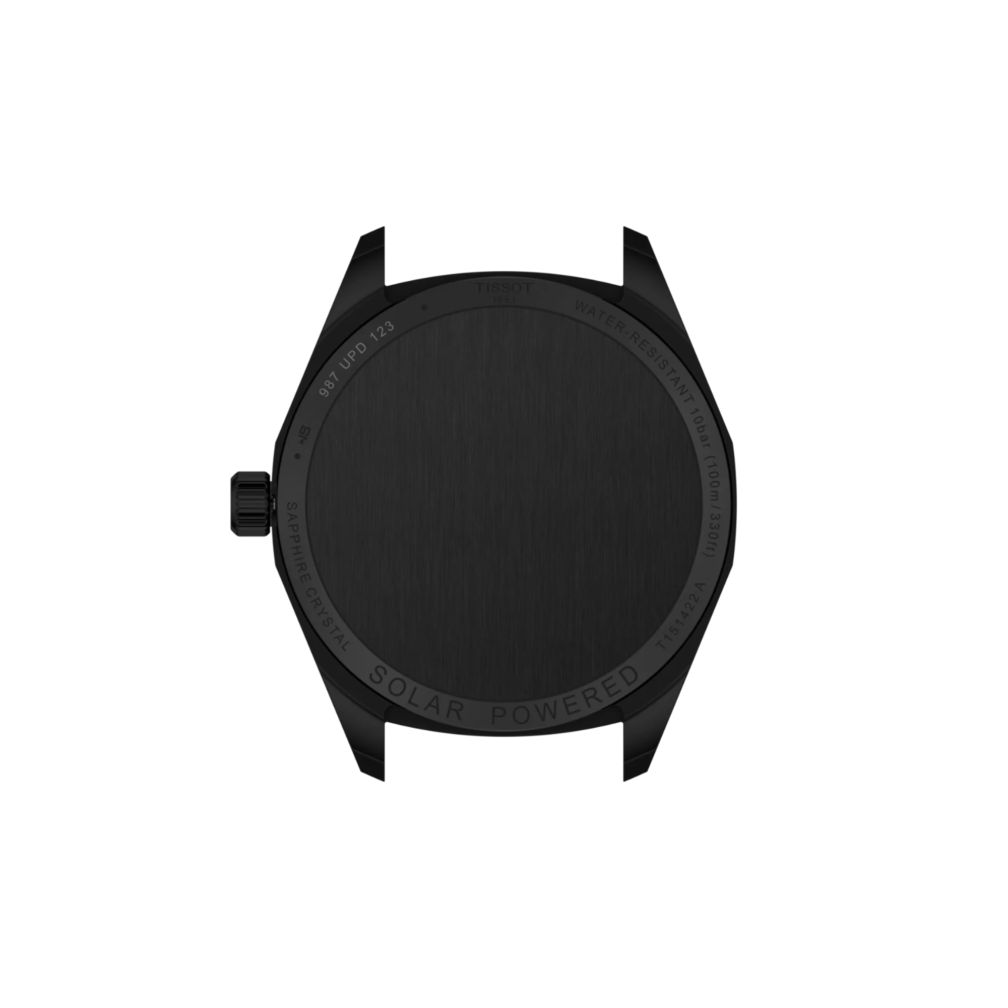 Tissot T1514223305100 PRC 100 Solar Quartz 39mm Mens Watch Black - Bijoux Eclore