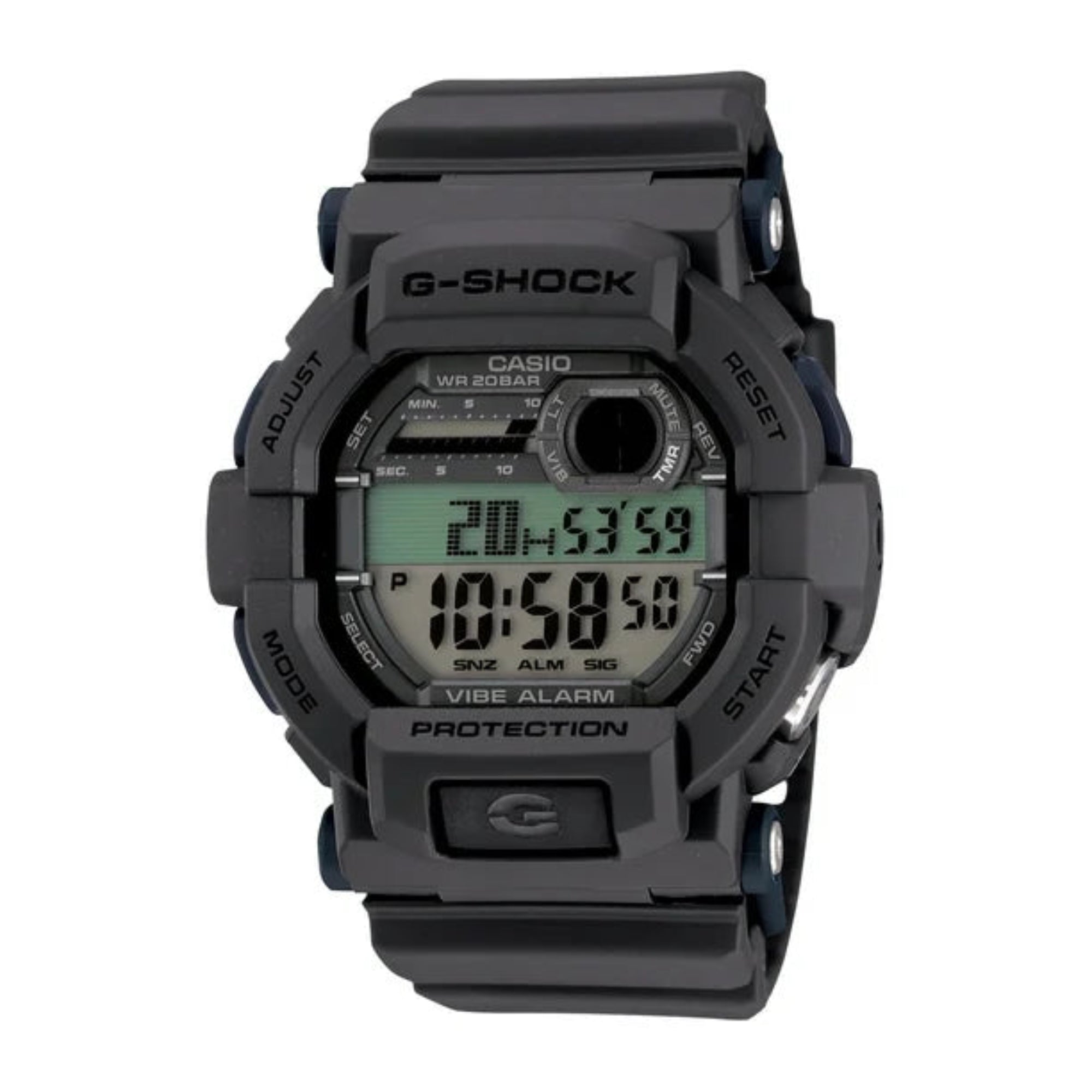 Casio G-Shock GD350-8 Men's Digital Watch - Vibration Alert & Tactical Design - Bijoux Eclore