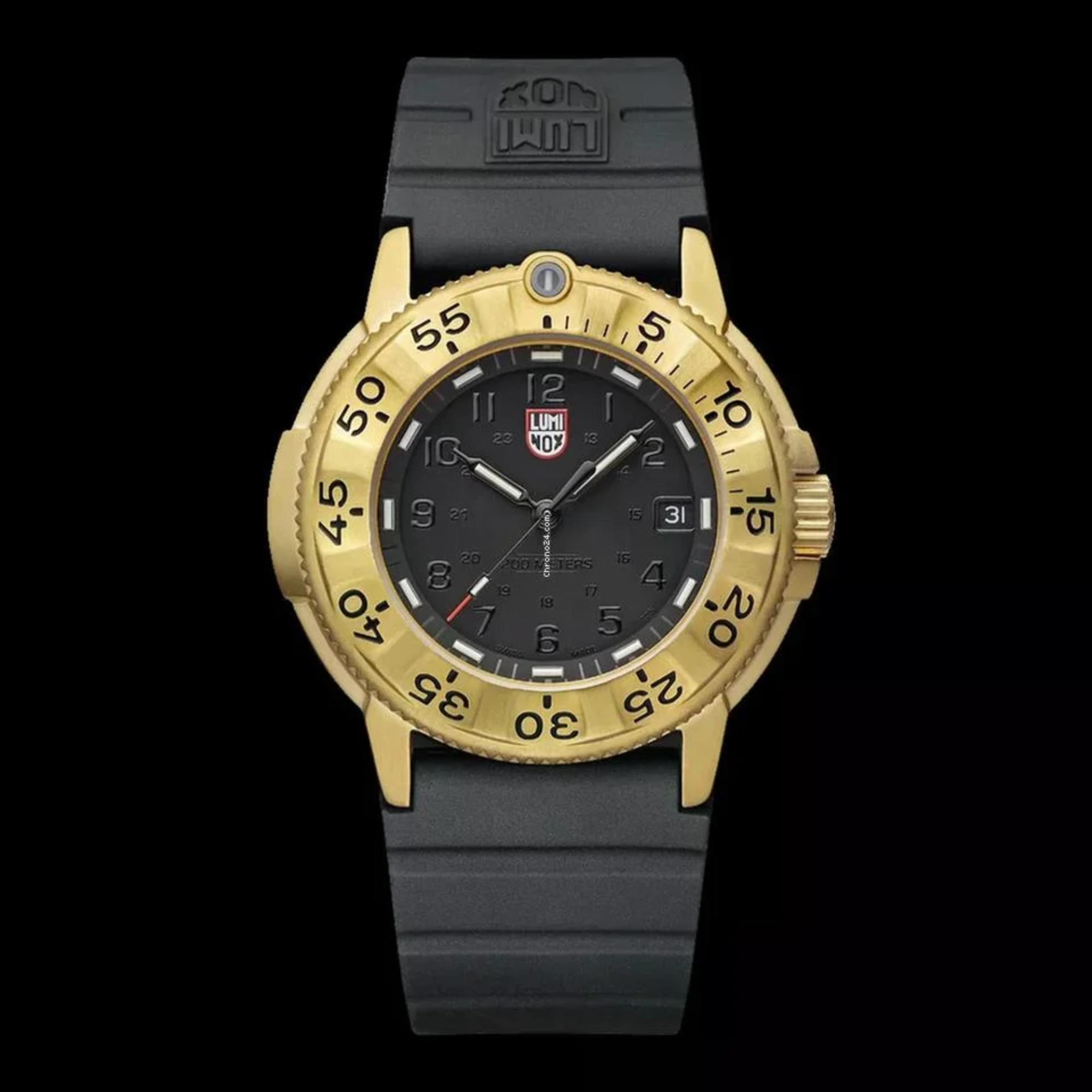 Luminox Navy Seal Foundation Gold PVD Black 43 mm XS.3221.NSF - Bijoux Eclore