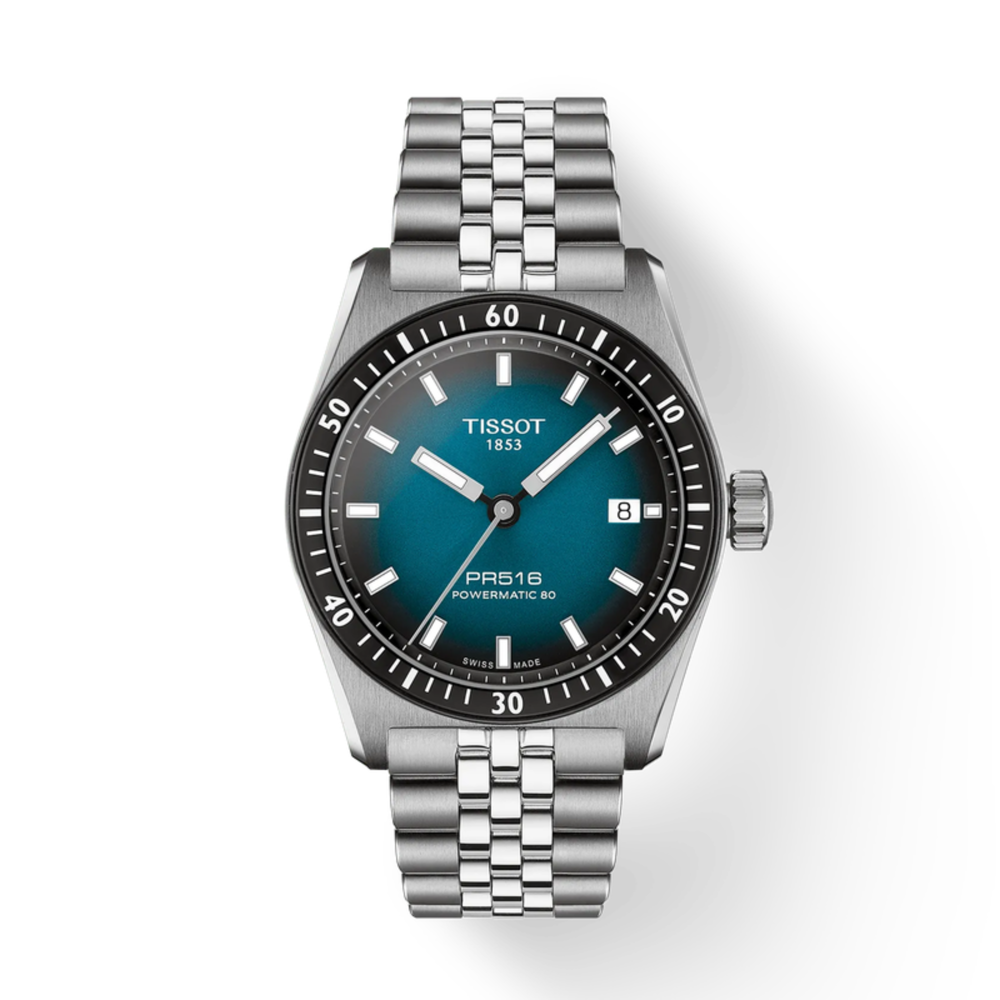 Tissot PR516 Powermatic 80 Blue Gradient T149.407.11.041.00 - Bijoux Eclore