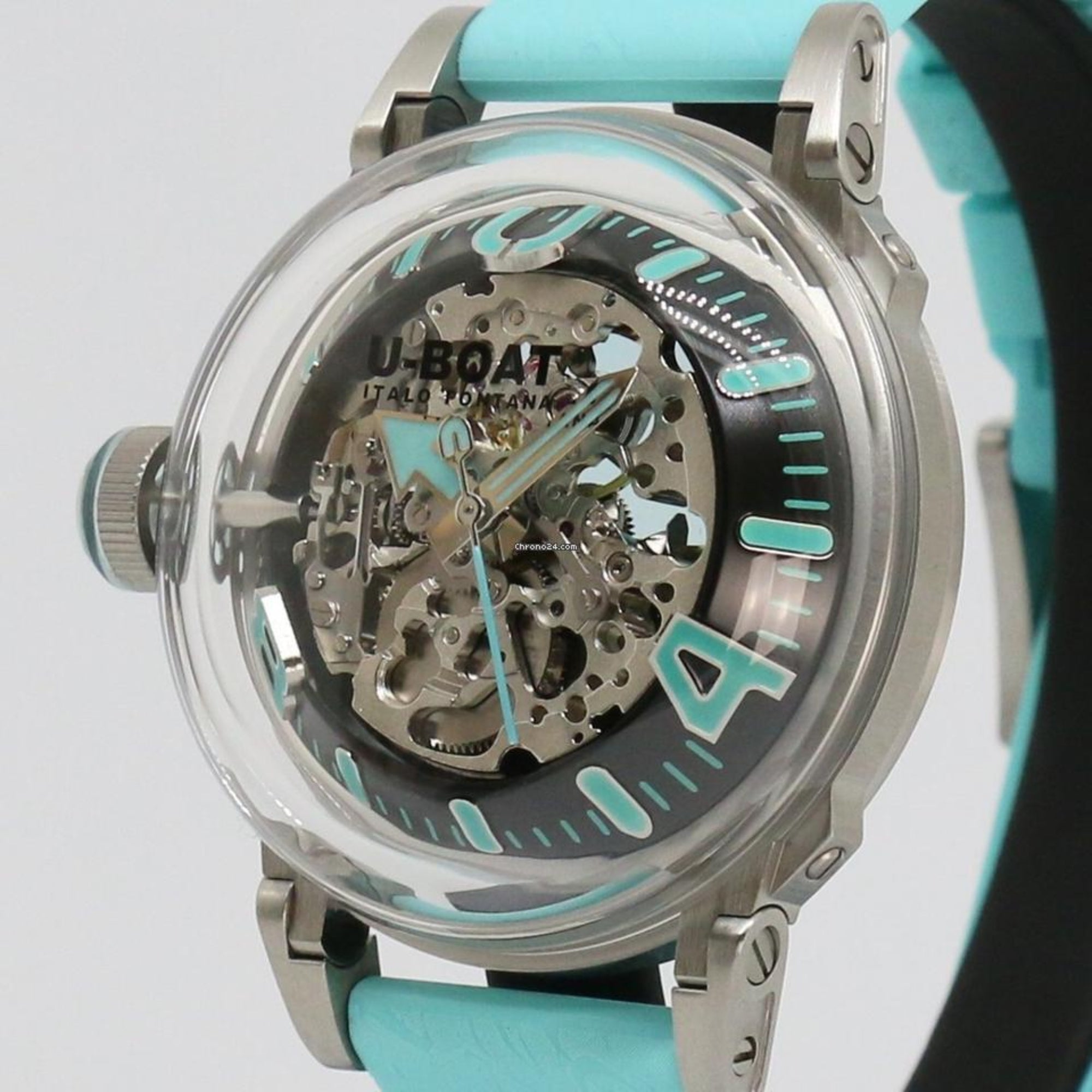 U-Boat U-65 Automatico Turchese 44mm 3345 Nuovo da Rivenditore Ufficiale - Bijoux Eclore